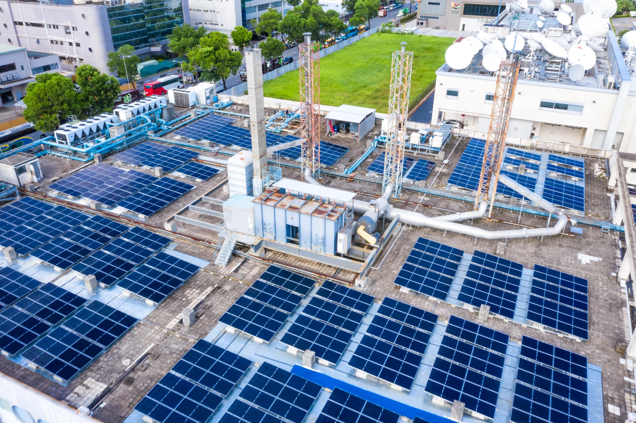 Solar energy on the roofs